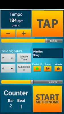 Metronome, Tuner & Piano android App screenshot 2